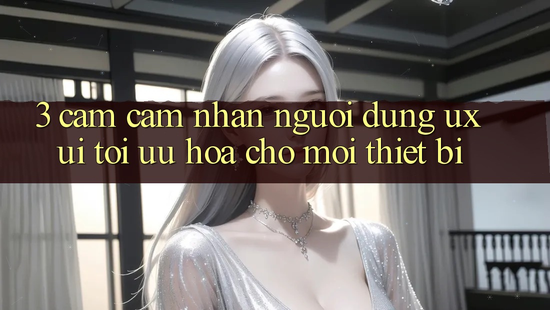 3. Cảm cảm nhận Người Dùng (UX/UI): Tối Ưu Hóa Cho Mọi Thiết Bị 3. Cảm cảm nhận Người Dùng (UX/UI): Tối Ưu Hóa Cho Mọi Thiết Bị