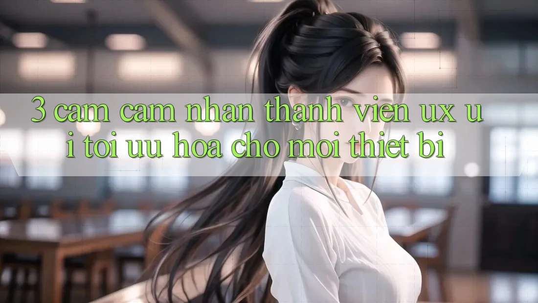 3. Cảm cảm nhận Thành viên (UX/UI): Tối Ưu Hóa Cho Mọi Thiết Bị 3. Cảm cảm nhận Thành viên (UX/UI): Tối Ưu Hóa Cho Mọi Thiết Bị