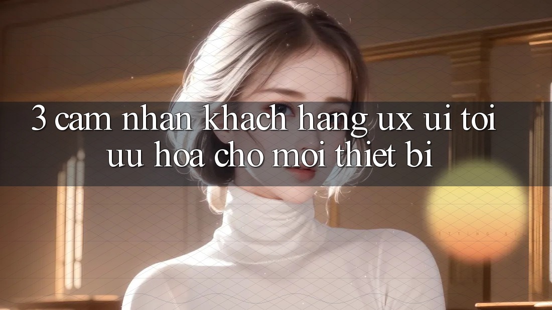 3. Cảm nhận Khách hàng (UX/UI): Tối Ưu Hóa Cho Mọi Thiết Bị 3. Cảm nhận Khách hàng (UX/UI): Tối Ưu Hóa Cho Mọi Thiết Bị