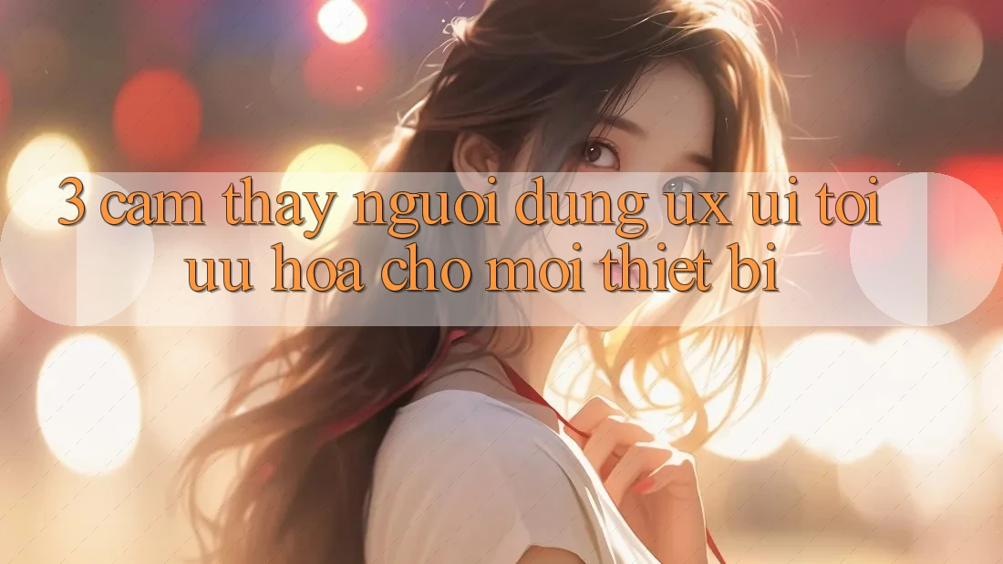 3. Cảm thấy Người Dùng (UX/UI): Tối Ưu Hóa Cho Mọi Thiết Bị