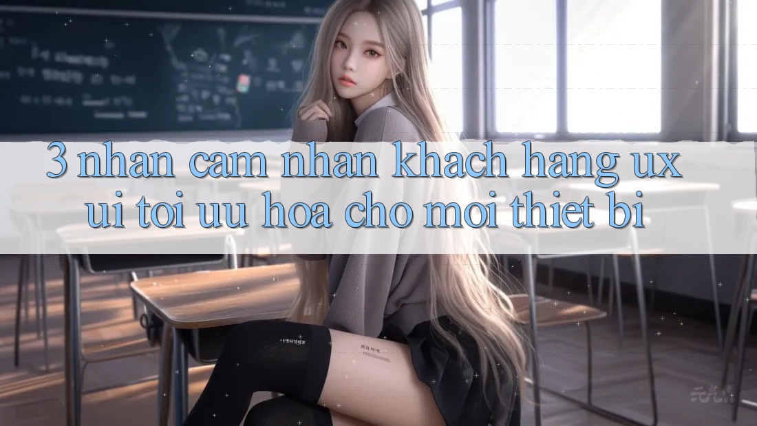 3. Nhận cảm nhận Khách hàng (UX/UI): Tối Ưu Hóa Cho Mọi Thiết Bị 3. Nhận cảm nhận Khách hàng (UX/UI): Tối Ưu Hóa Cho Mọi Thiết Bị