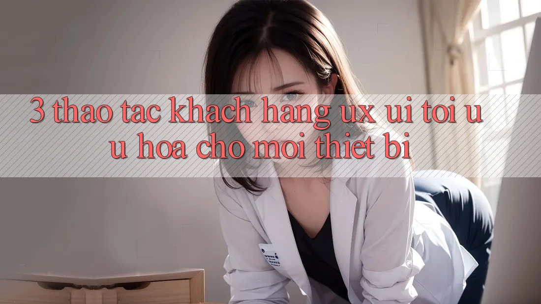 3. Thao tác Khách hàng (UX/UI): Tối Ưu Hóa Cho Mọi Thiết Bị 3. Thao tác Khách hàng (UX/UI): Tối Ưu Hóa Cho Mọi Thiết Bị