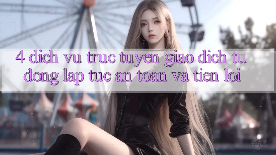 4. Dịch vụ trực tuyến Giao dịch Tự Động: Lập tức, An Toàn Và Tiện Lợi