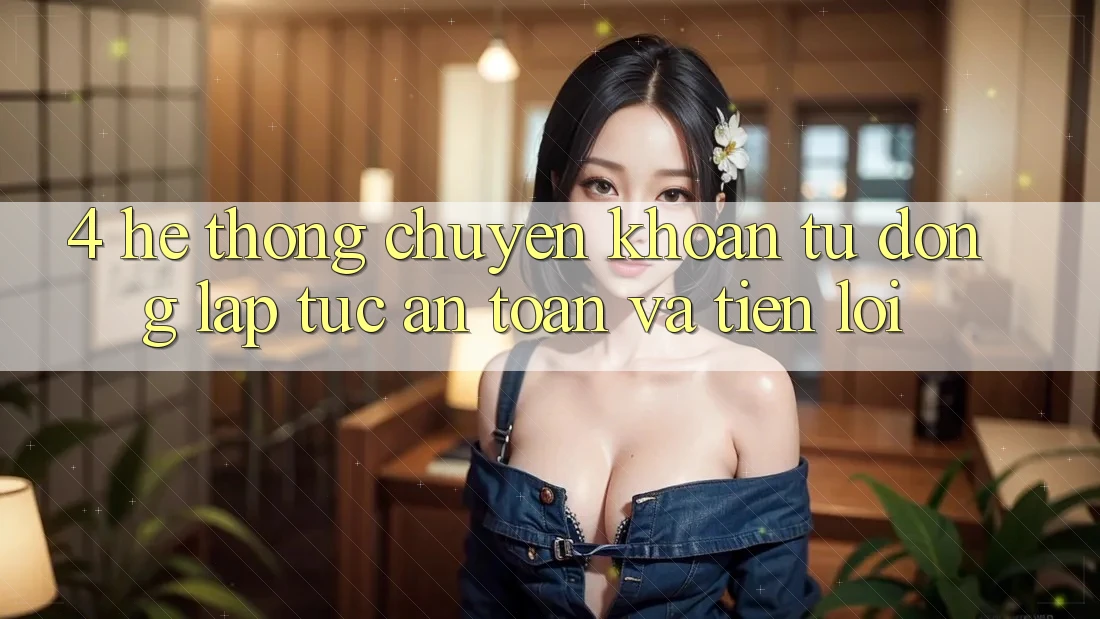4. Hệ Thống Chuyển khoản Tự Động: Lập tức, An Toàn Và Tiện Lợi 4. Hệ Thống Chuyển khoản Tự Động: Lập tức, An Toàn Và Tiện Lợi