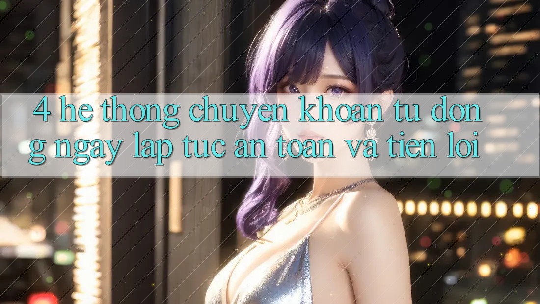 4. Hệ Thống Chuyển khoản Tự Động: Ngay lập tức, An Toàn Và Tiện Lợi 4. Hệ Thống Chuyển khoản Tự Động: Ngay lập tức, An Toàn Và Tiện Lợi