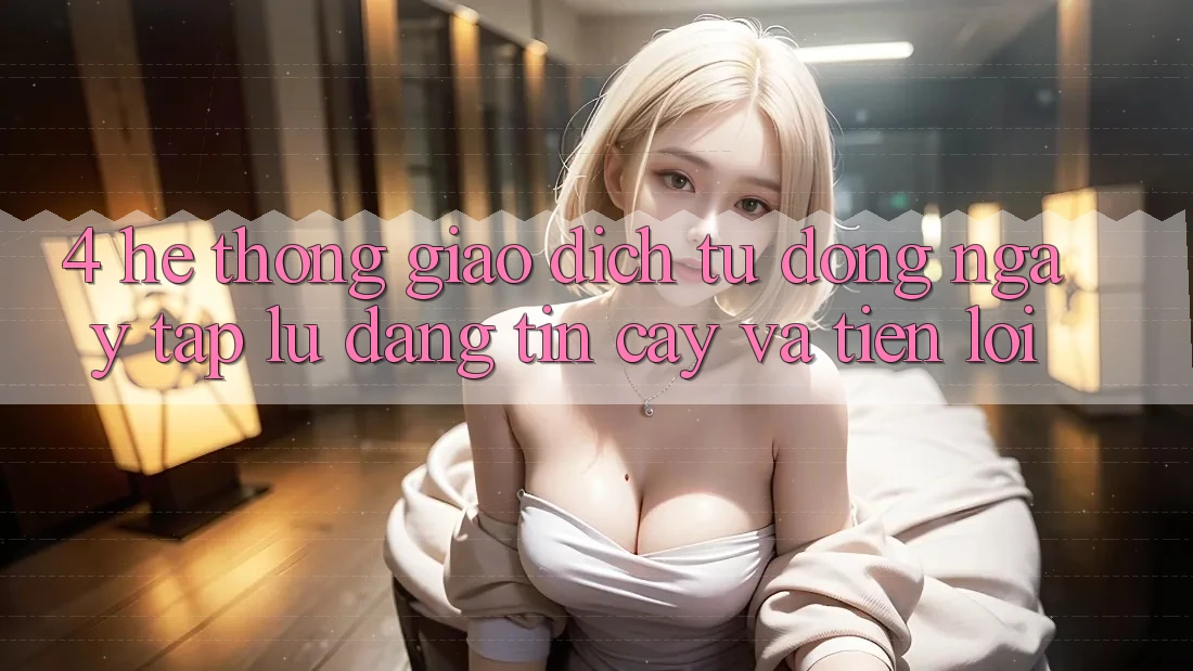 4. Hệ Thống Giao dịch Tự Động: Ngay tắp lự, Đáng tin cậy Và Tiện Lợi