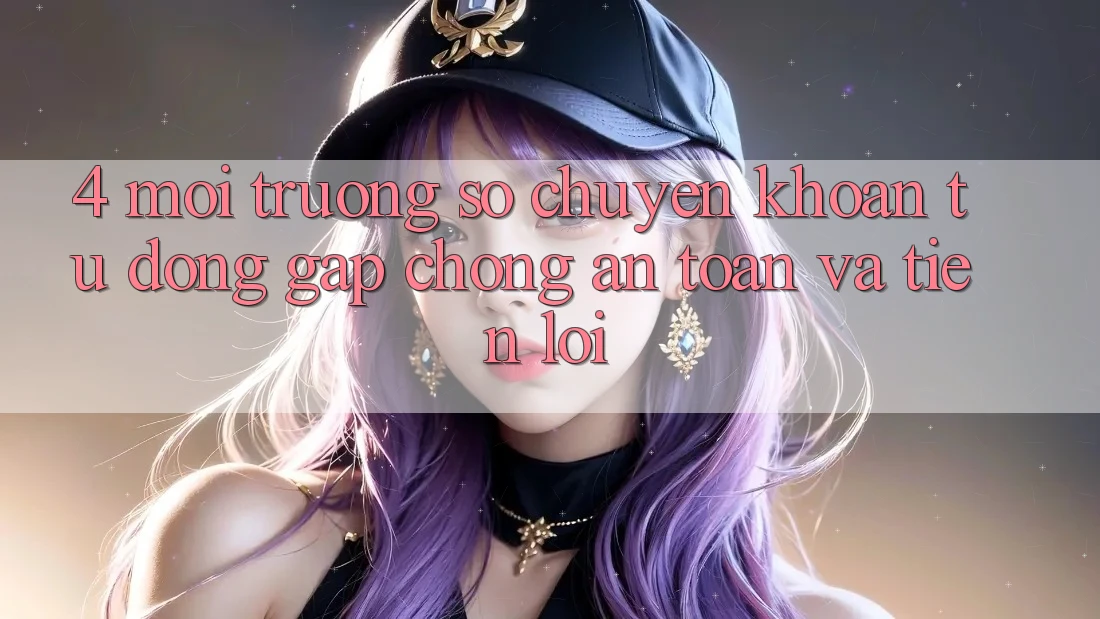 4. Môi trường số Chuyển khoản Tự Động: Gấp Chóng, An Toàn Và Tiện Lợi