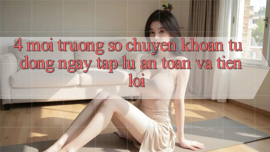 4. Môi trường số Chuyển khoản Tự Động: Ngay tắp lự, An Toàn Và Tiện Lợi 4. Môi trường số Chuyển khoản Tự Động: Ngay tắp lự, An Toàn Và Tiện Lợi