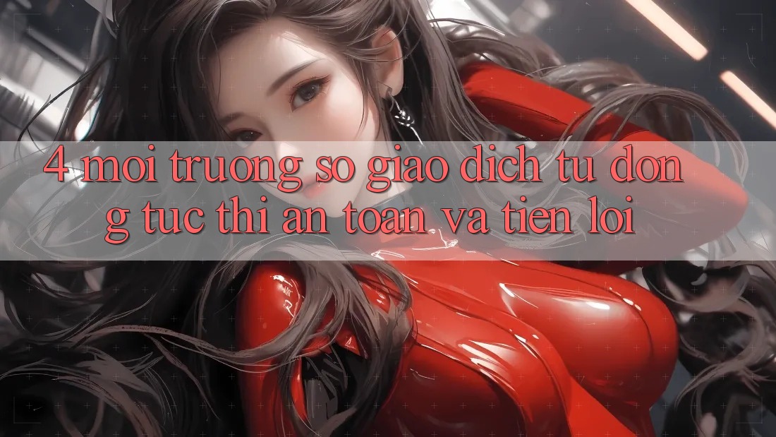 4. Môi trường số Giao dịch Tự Động: Tức thì, An Toàn Và Tiện Lợi 4. Môi trường số Giao dịch Tự Động: Tức thì, An Toàn Và Tiện Lợi