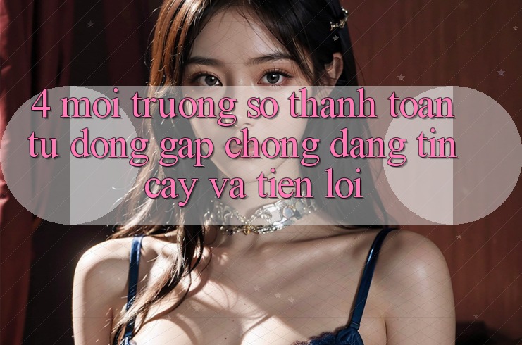 4. Môi trường số Thanh Toán Tự Động: Gấp Chóng, Đáng tin cậy Và Tiện Lợi 4. Môi trường số Thanh Toán Tự Động: Gấp Chóng, Đáng tin cậy Và Tiện Lợi