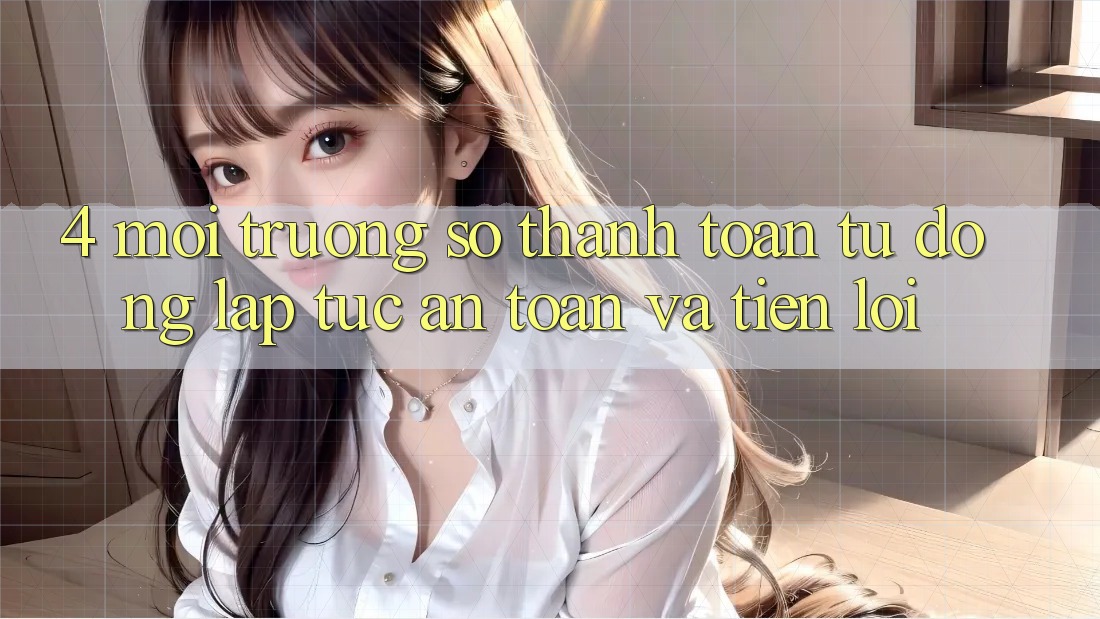 4. Môi trường số Thanh Toán Tự Động: Lập tức, An Toàn Và Tiện Lợi