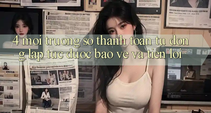 4. Môi trường số Thanh Toán Tự Động: Lập tức, Được bảo vệ Và Tiện Lợi