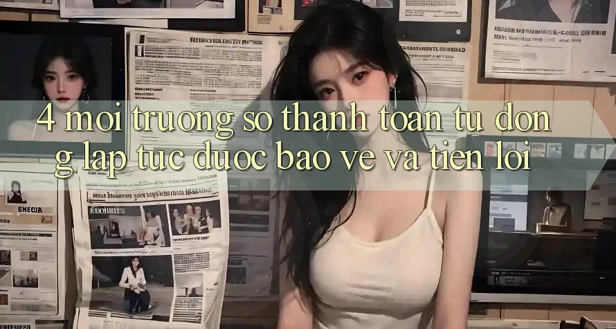 4. Môi trường số Thanh Toán Tự Động: Lập tức, Được bảo vệ Và Tiện Lợi 4. Môi trường số Thanh Toán Tự Động: Lập tức, Được bảo vệ Và Tiện Lợi