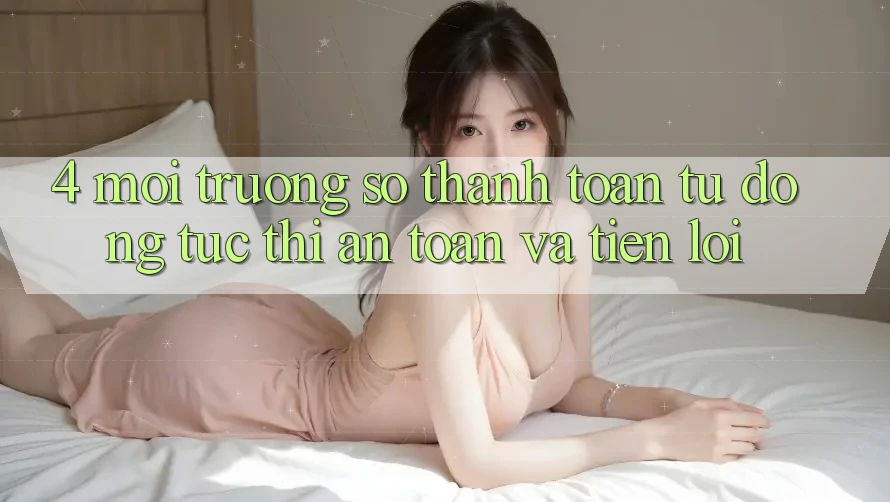 4. Môi trường số Thanh Toán Tự Động: Tức thì, An Toàn Và Tiện Lợi