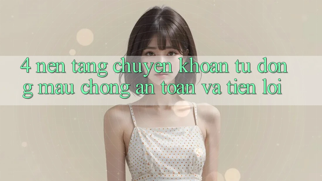 4. Nền tảng Chuyển khoản Tự Động: Mau Chóng, An Toàn Và Tiện Lợi 4. Nền tảng Chuyển khoản Tự Động: Mau Chóng, An Toàn Và Tiện Lợi