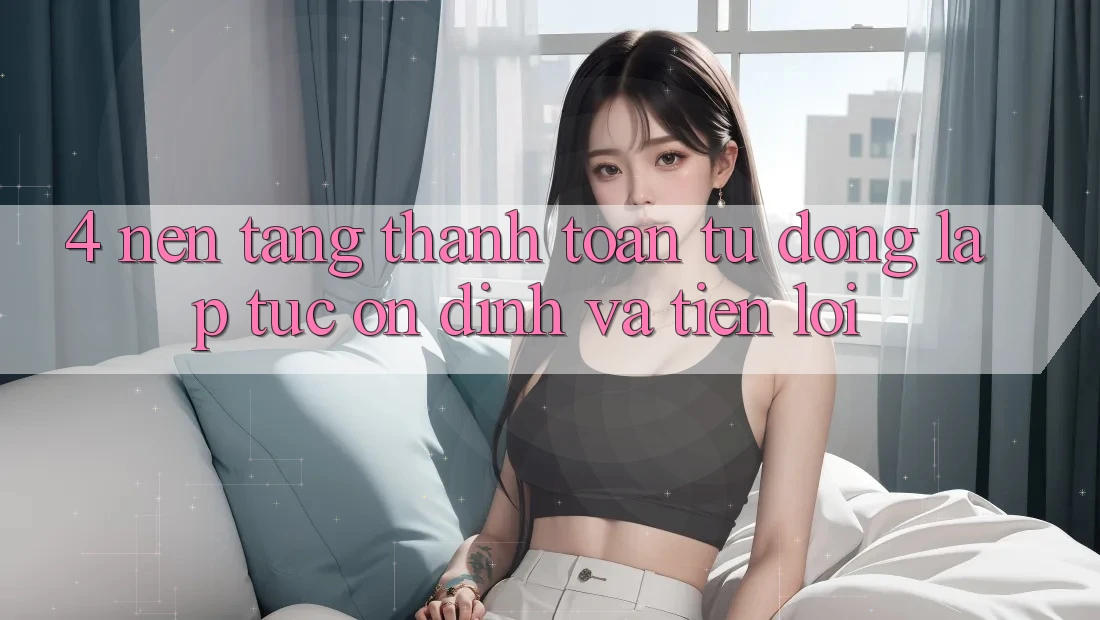 4. Nền tảng Thanh Toán Tự Động: Lập tức, Ổn định Và Tiện Lợi 4. Nền tảng Thanh Toán Tự Động: Lập tức, Ổn định Và Tiện Lợi