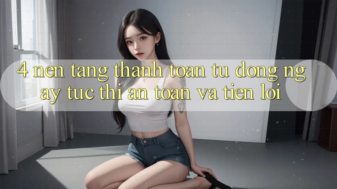4. Nền tảng Thanh Toán Tự Động: Ngay tức thì, An Toàn Và Tiện Lợi