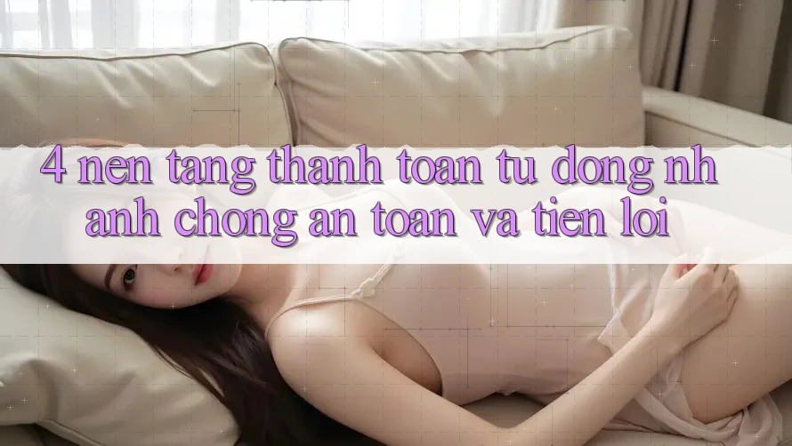 4. Nền tảng Thanh Toán Tự Động: Nhanh Chóng, An Toàn Và Tiện Lợi