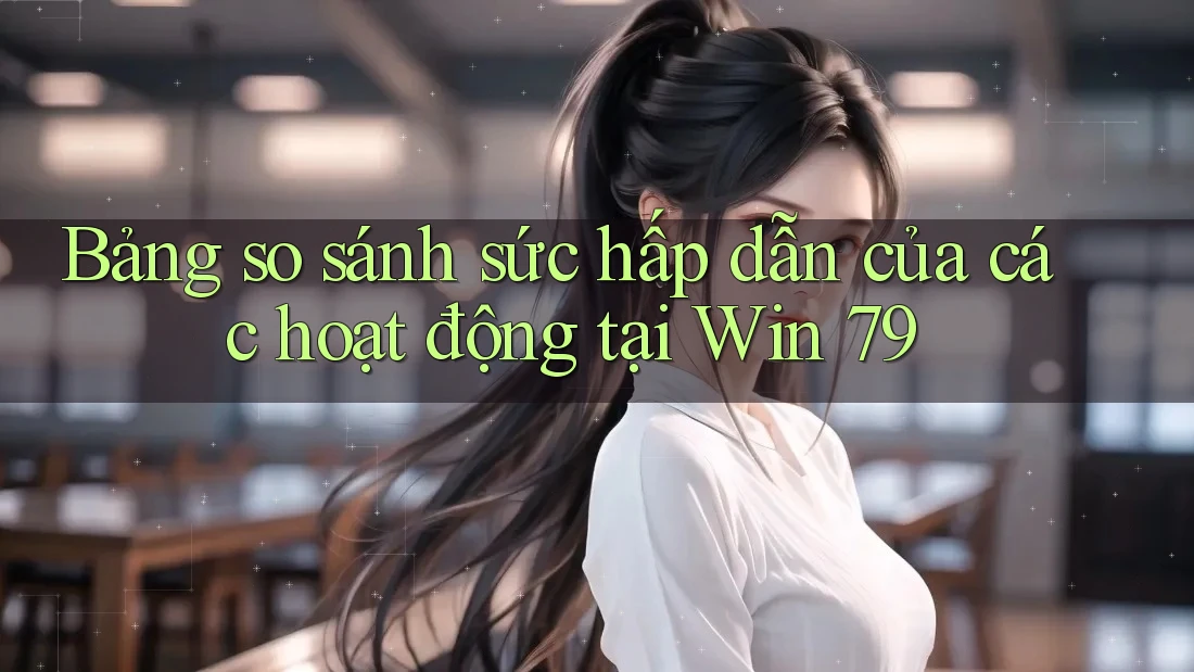 Bảng so sánh sức hấp dẫn của các hoạt động tại Win 79