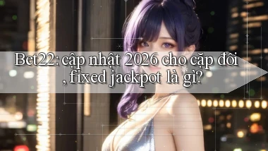 Bet22 cập nhật 2026 cho cặp đôi, fixed jackpot là gì