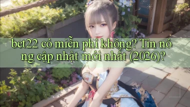 bet22 có miễn phí không tin nóng cập nhật mới nhất (2026)