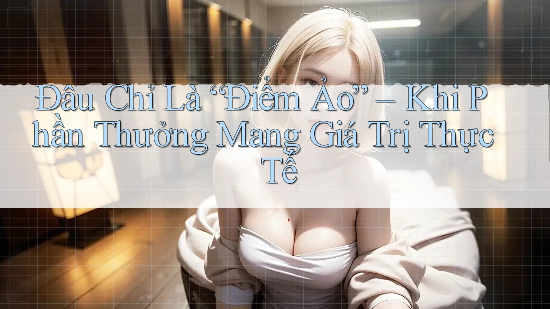 Đâu Chỉ Là “Điểm Ảo” – Khi Phần Thưởng Mang Giá Trị Thực Tế Đâu Chỉ Là “Điểm Ảo” – Khi Phần Thưởng Mang Giá Trị Thực Tế