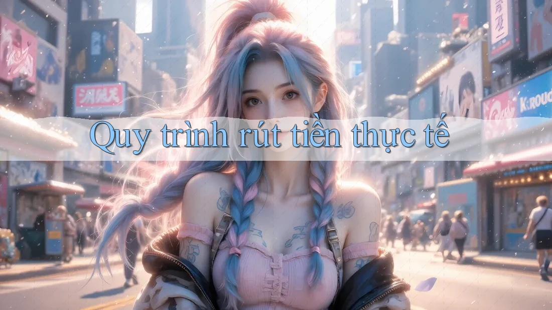 Quy trình rút tiền thực tế Quy trình rút tiền thực tế
