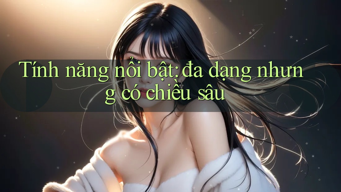 Tính năng nổi bật: đa dạng nhưng có chiều sâu