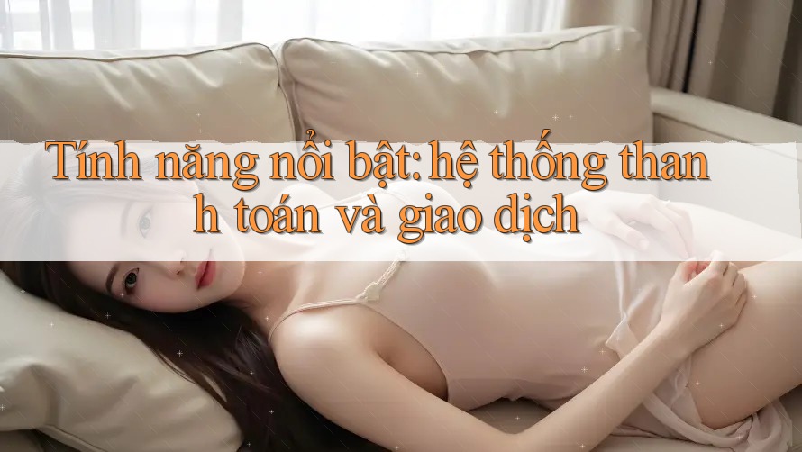 Tính năng nổi bật: hệ thống thanh toán và giao dịch Tính năng nổi bật: hệ thống thanh toán và giao dịch