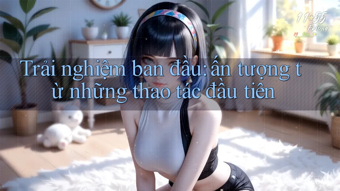 Trải nghiệm ban đầu: ấn tượng từ những thao tác đầu tiên Trải nghiệm ban đầu: ấn tượng từ những thao tác đầu tiên