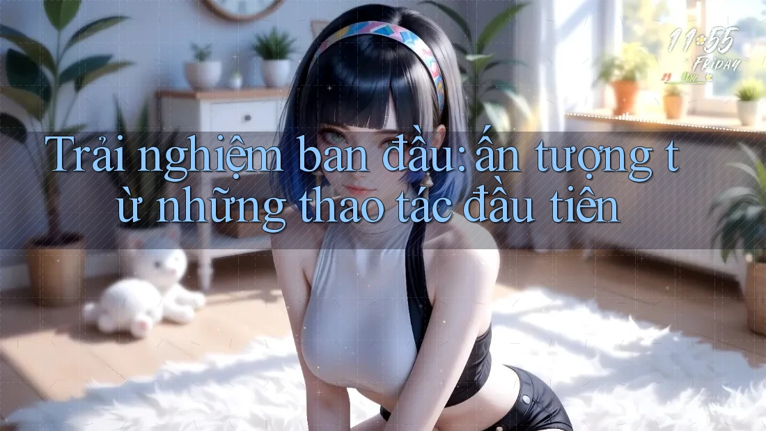 Trải nghiệm ban đầu: ấn tượng từ những thao tác đầu tiên