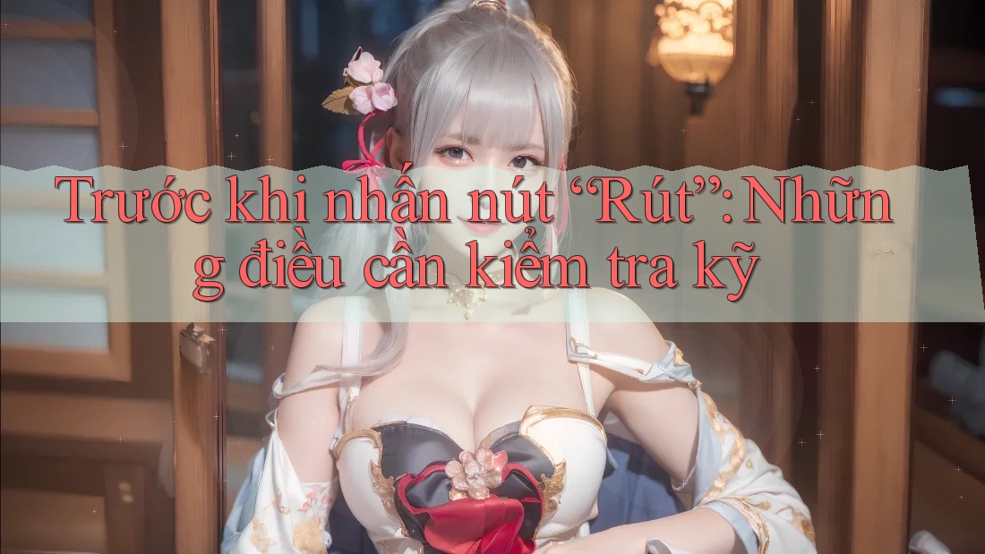 Trước khi nhấn nút “Rút”: Những điều cần kiểm tra kỹ Trước khi nhấn nút “Rút”: Những điều cần kiểm tra kỹ